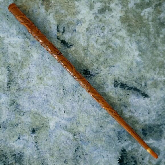 Hermione Granger Wand Magic Harry Potter Series Hard Plastic Textured Brown - Picture 7 of 10